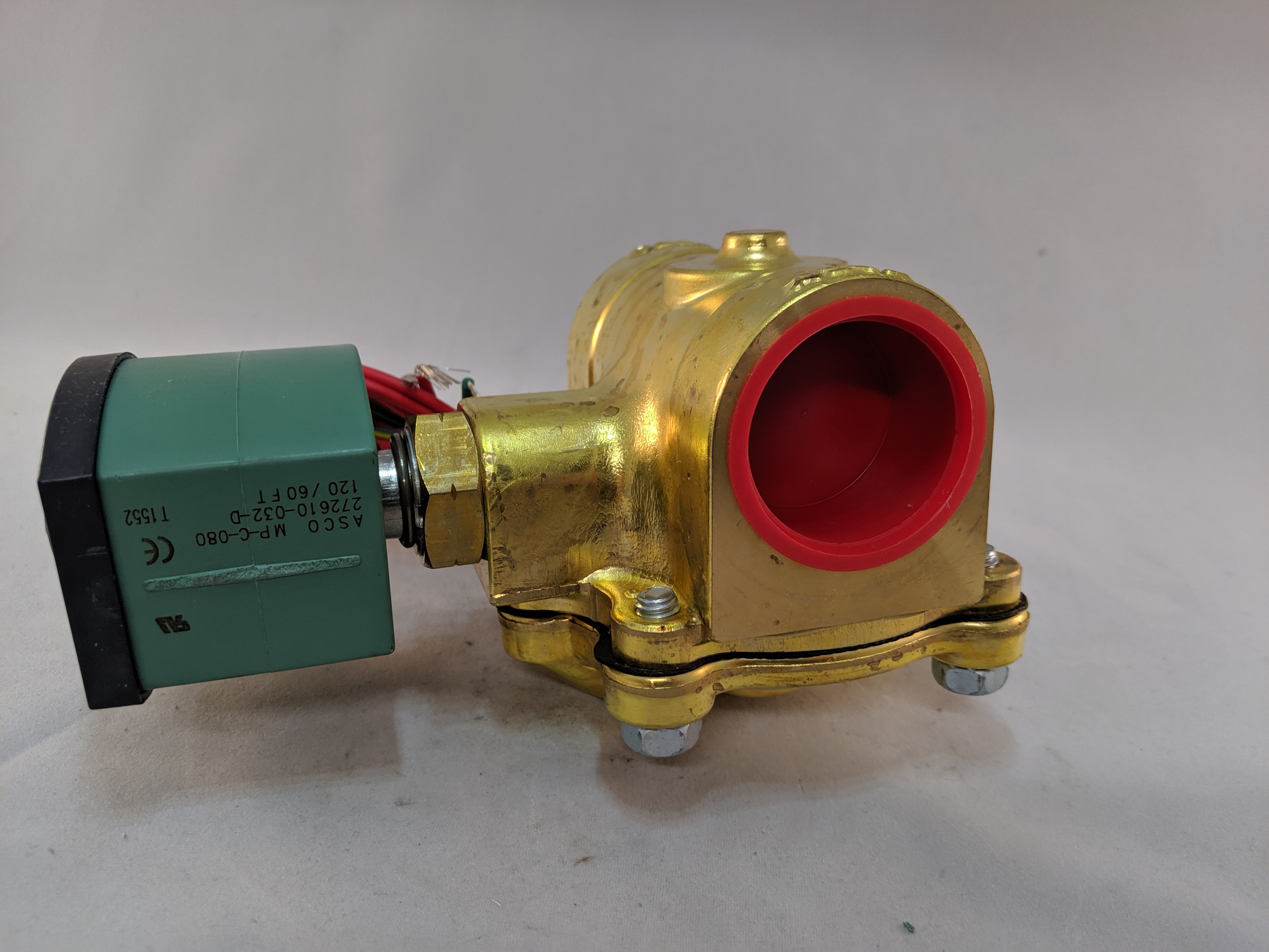 SOLENOID VALVE 2W NO BRASS BODY 1 1/4"NPT #21720 8210G018 120/110 VAC