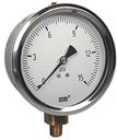 213.53 Series Industrial Brass Liquid Filled Pressure Gauge, 0 to 15 psi