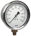 213.53 Series Industrial Brass Liquid Filled Pressure Gauge, 0 to 5000 psi - NO LONGER AVAILABLE, SEE P/N:52861299