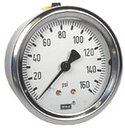 213.53 Series Industrial Brass Liquid Filled Pressure Gauge, 0 to 160 psi