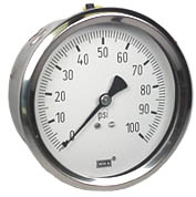 232.53 Series Stainless Steel Dry Pressure Gauge, 0 to 100 psi