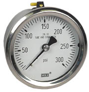 232.53 Series Stainless Steel Dry Pressure Gauge, 0 to 300 psi