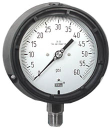 232.34 Series Stainless Steel Dry Process Gauge, 0 to 60 psi