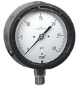 233.34 Series Stainless Steel Liquid Filled Process Gauge, 0 to 30 PSI, 1/2" NPT Lower Mount