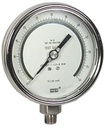 332.54 Series Dry Precision Test Pressure Gauge, 4" Dial, 0 to 60 psi, 1/4 NPT SS Lower Mount