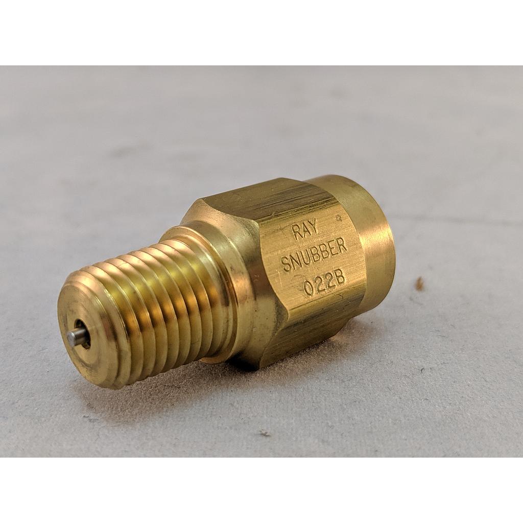 Ray Piston Snubber 1/4" NPT Brass