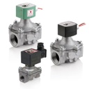 215 Series High-Flow Gas Shut-Off Solenoid Valve (8215), 2" NPT, 110-120 VAC, Aluminum, 2 Way-2/2 NC