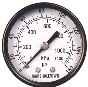 Marsh General Service Pressure Gauge 2", 30 PSI/KPa