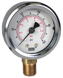 212.53 Series Industrial Brass Dry Pressure Gauge, 0 to 100 psi