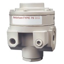 Bellofram T79 High Flow Relay, 1:1 Ratio, 1/2" NPT, 0-200 PSI