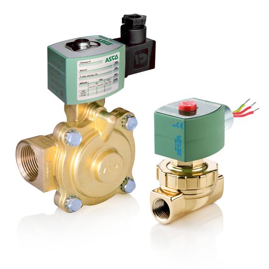 220 Series Steam & Hot Water Solenoid Valve, 120 VAC