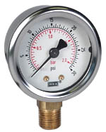 212.53 Series Industrial Brass Dry Pressure Gauge, 0 to 30 psi