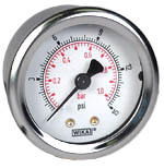 212.53 Series Industrial Brass Dry Pressure Gauge, 0 to 15 psi