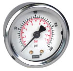 212.53 Series Industrial Brass Dry Pressure Gauge, 0 to 200 psi