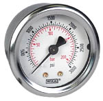 212.53 Series Industrial Brass Dry Pressure Gauge, 0 to 3000 psi