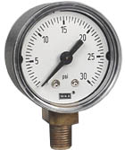 111.10 Series Brass Dry Pressure Gauge 0-30PSI 1.5" dial