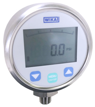 WIKA DG-10-S Digital Vacuum-Pressure Gauge 30"Hg-0-145 PSI