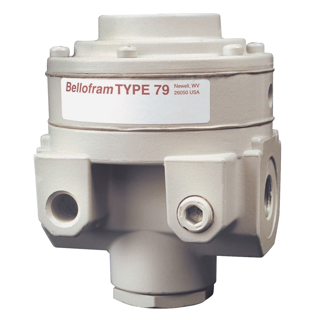 Bellofram T79 High Flow Relay, 1:1 Ratio, 3/4" NPT, 0-200 PSI