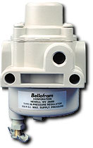 Bellofram Fixed Air Filter/Regulator 1/4", Preset at 30 PSI