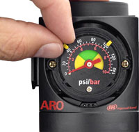 ARO Flush Mount Pressure Gauge for 1000/1500 Series