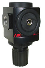 ARO Heavy-Duty Air Regulator-Flush Mt. Gauge 1", 0-140PSI