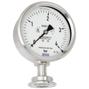 PG43SA-S Series 100 mm Flush Diaphragm Pressure Gauge