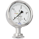 PG43SA-D Series 100 mm Integrated Diaphragm Pressure Gauge