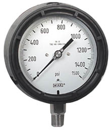 [9834907] 232.34 Series Stainless Steel Dry Process Gauge, 0 to 1500 psi