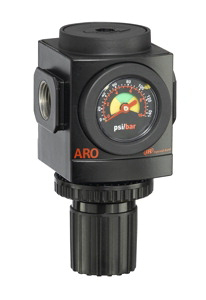 [R37341-600] ARO Air Regulator-Flush Mount Gauge 1/2", 0-140PSI